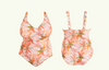 Reversible Plunge Swimsuit Pink Jungle & Rose - Monroe