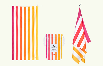 Sunrise Striped Quick Dry Beach Towel