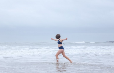 Indi wears size 10 Hepburn Top, size 10 Bottoms