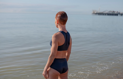 Charlotte wears size 12 Hepburn Top, size 12 Bottoms