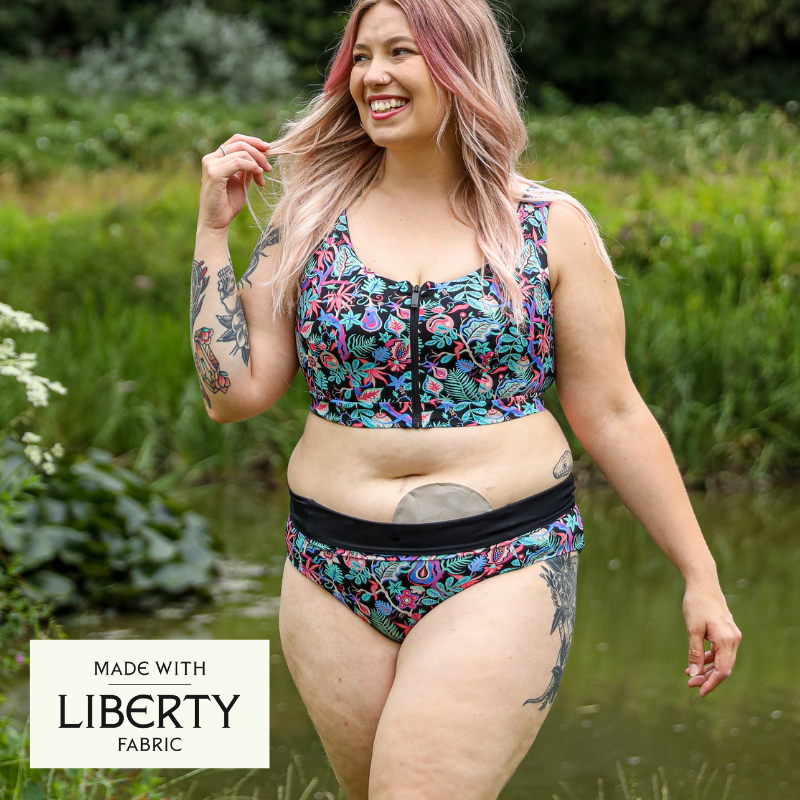 Alice wears size 14 Monroe Top, size 14 Bottoms