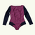 SAMPLE: Long Sleeve Swimsuit Plum Size 8 Hepburn (AA-B cup)
