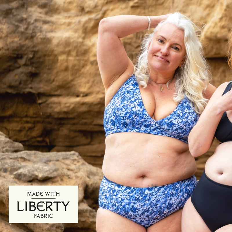 Allie wears size 14 Hepburn