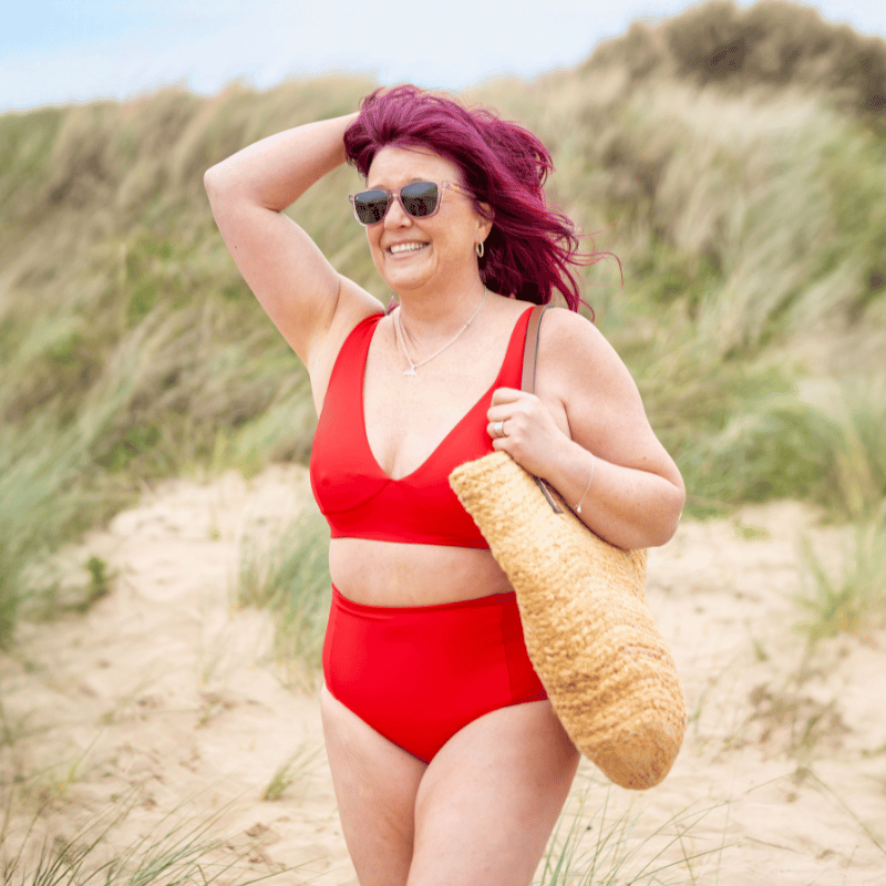 Ella wears size 12 Hepburn