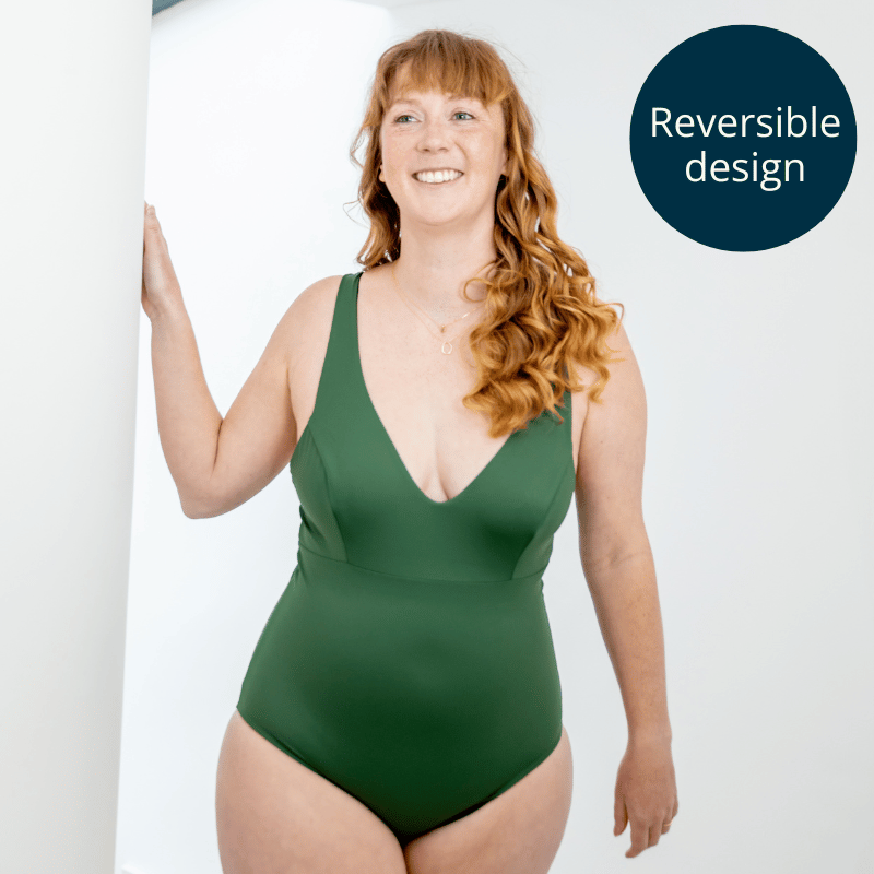 Allie wears size 14 Hepburn