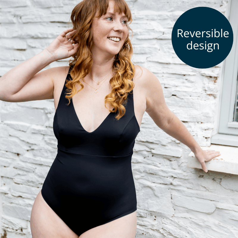 Allie wears size 14 Hepburn