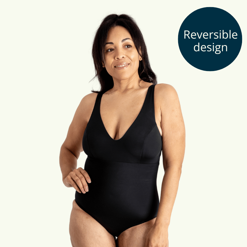 Allie wears size 14 Hepburn