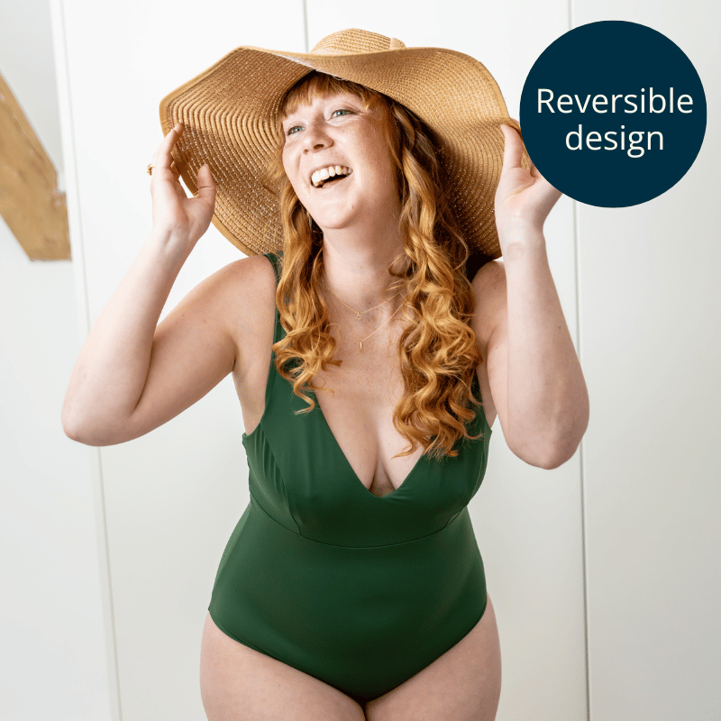 Allie wears size 14 Hepburn