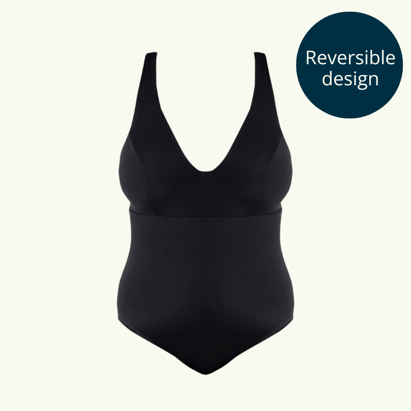 Allie wears size 14 Hepburn