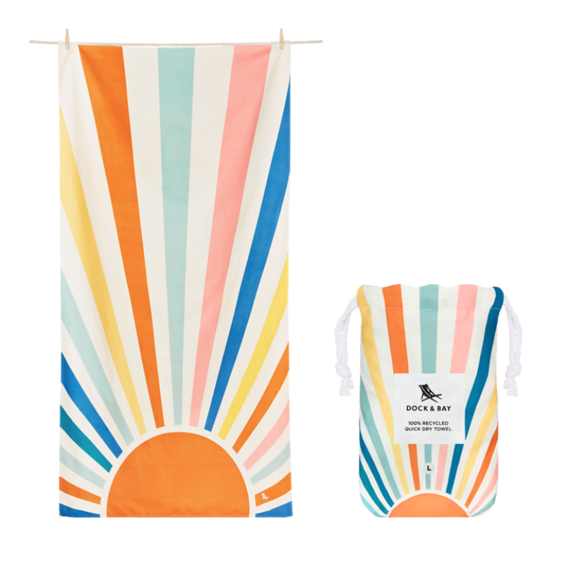 Hello Sunshine Quick Dry Beach Towel
