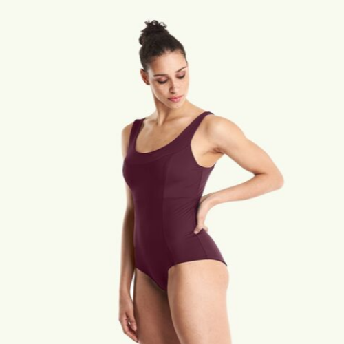 (L-R) Ebbi wears X-Back Swimsuit size 10 Monroe; Asha wears X-Back Swimsuit size 12 Monroe