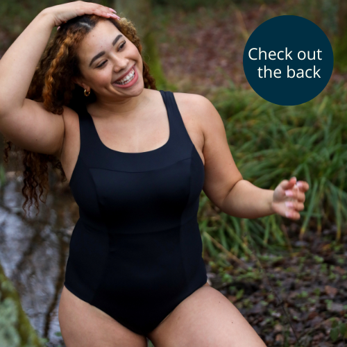 Eleece wears size 14 Monroe