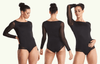 Long Sleeve Swimsuit Black - Hepburn