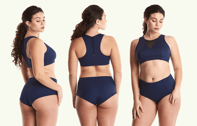 Amanda wears size 14 Monroe Top, size 14 Bottoms