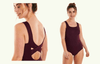 X-Back Swimsuit Plum - Hepburn