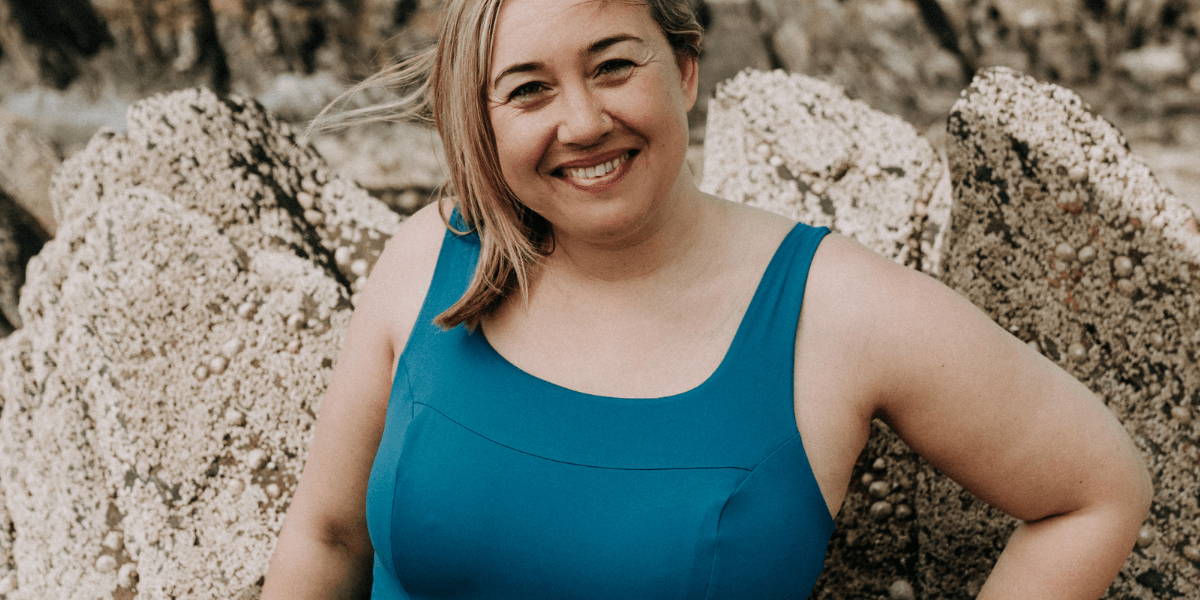 Natasha - Deakin and Blue - The Bluetits - Sustainable Swimwear - The X-Back Swimsuit - This Girl Can - Fitness - Weight Loss - Body Confidence