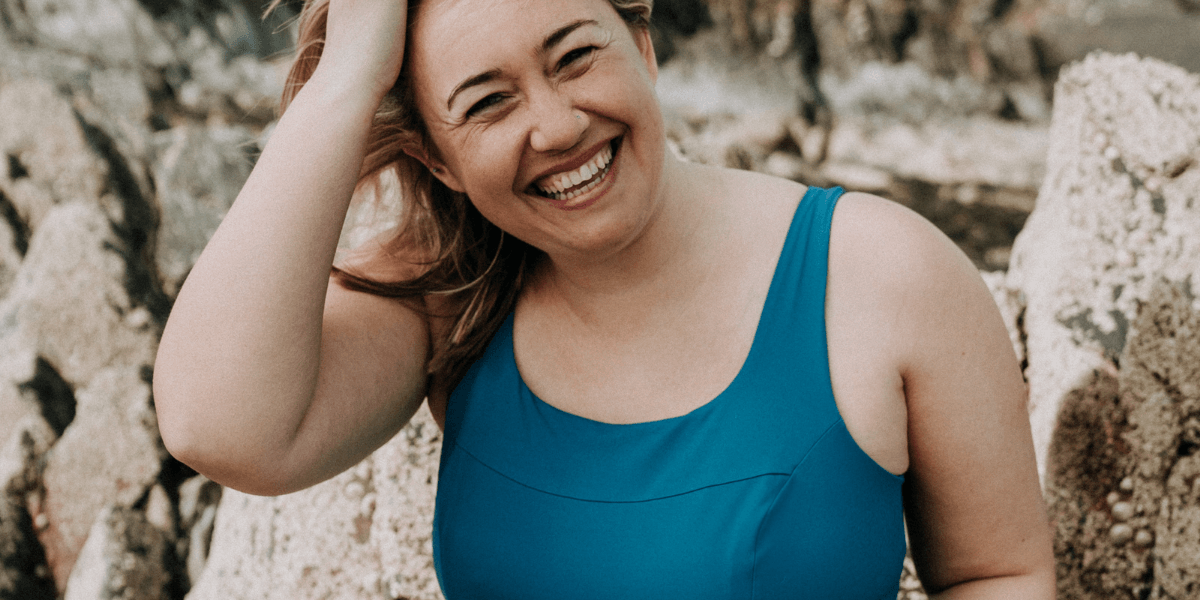 Natasha - Deakin and Blue - The Bluetits - Sustainable Swimwear - The X-Back Swimsuit - This Girl Can - Fitness - Weight Loss - Body Confidence