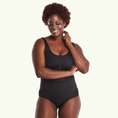 Round Neck Swimsuit Black - Hendricks