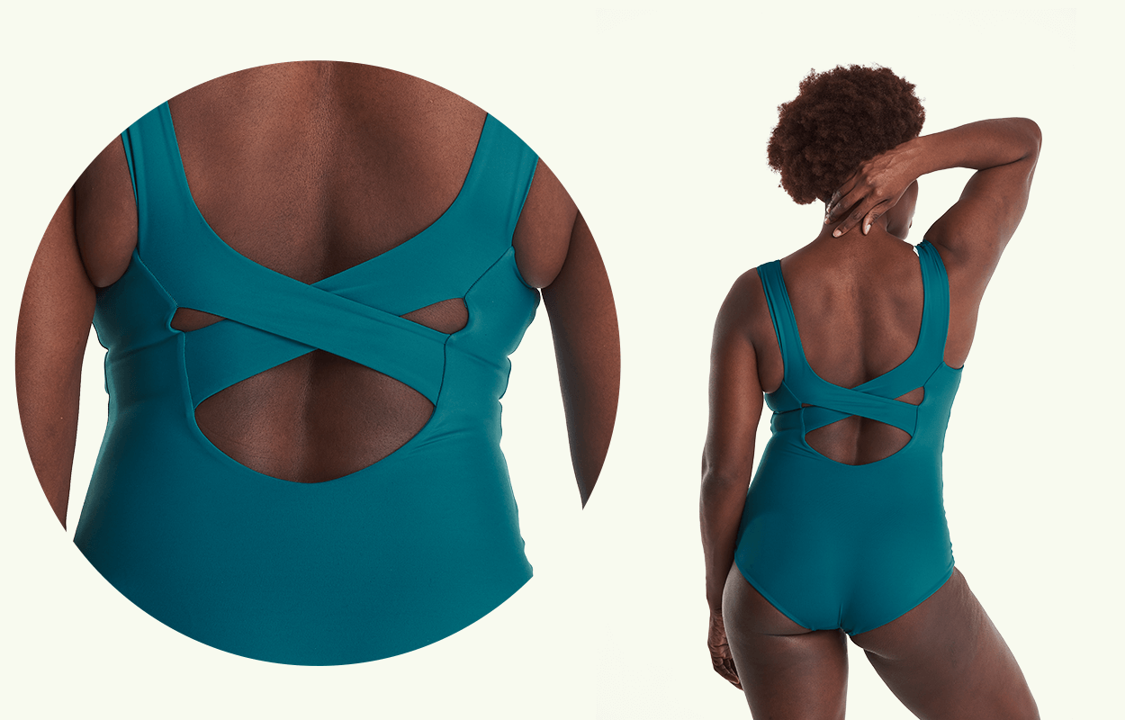 X-Back Swimsuit Teal - Hendricks