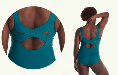 X-Back Swimsuit Teal - Hendricks