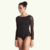 Long Sleeve Swimsuit Black - Hepburn
