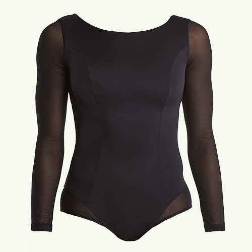 Long Sleeve Swimsuit Black - Monroe