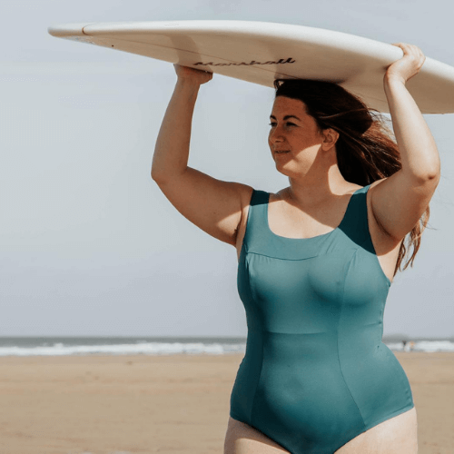 X-Back Swimsuit Teal - Hendricks