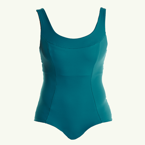 X-Back Swimsuit Teal - Monroe