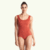 X-Back Swimsuit Moroccan Red - Hepburn