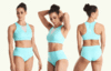 Swimbra High Waister Set Mint Blue - Hepburn