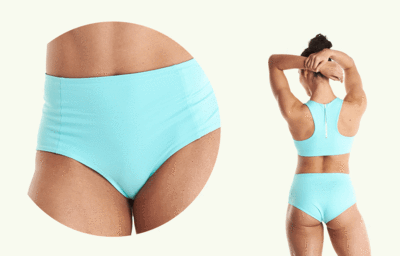 Swimbra High Waister Set Mint Blue - Hepburn