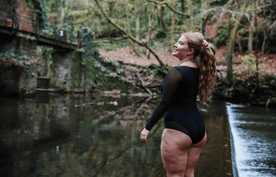 Long Sleeve Swimsuit Black - Monroe