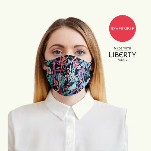 Reusable & Reversible Face Mask - Beach Meadow