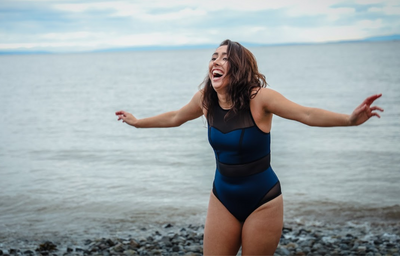 Signature Swimsuit Navy - Hepburn