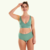 Plunge High Waister Bikini Willow - Hepburn
