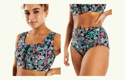 Swimcrop High Waister Bikini Beach Meadow - Monroe