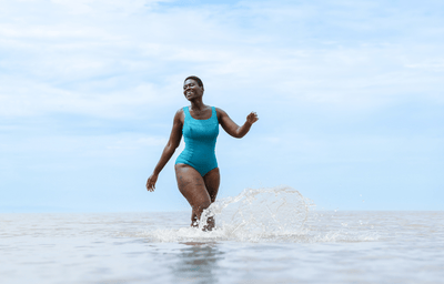 X-Back Swimsuit Teal - Hendricks