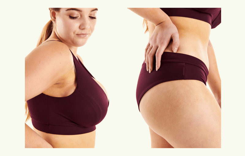 Plunge Bikini Set Plum - Hendricks