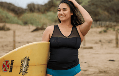 Essential Tankini Top Black - Hendricks