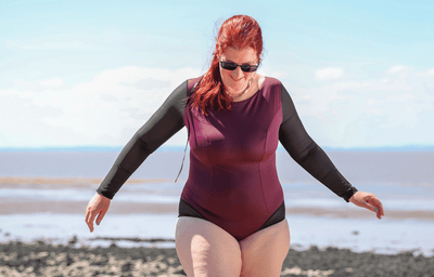 Long Sleeve Swimsuit Plum - Hendricks