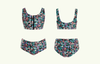 Swimcrop High Waister Bikini Beach Meadow - Hepburn