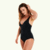 Plunge Swimsuit Black - Hepburn