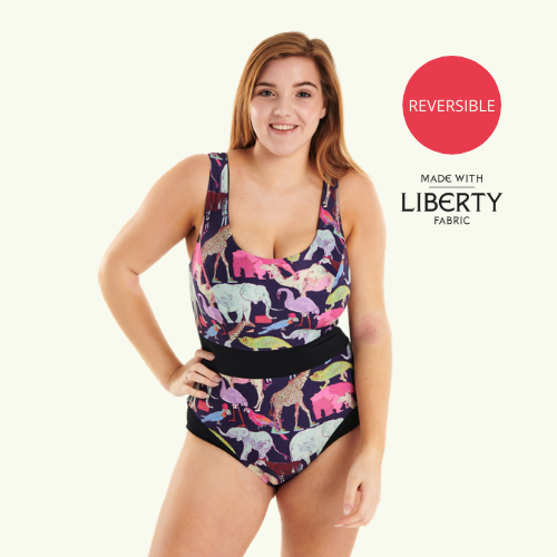 Classic Reversible Swimsuit Zoo & Black - Hendricks