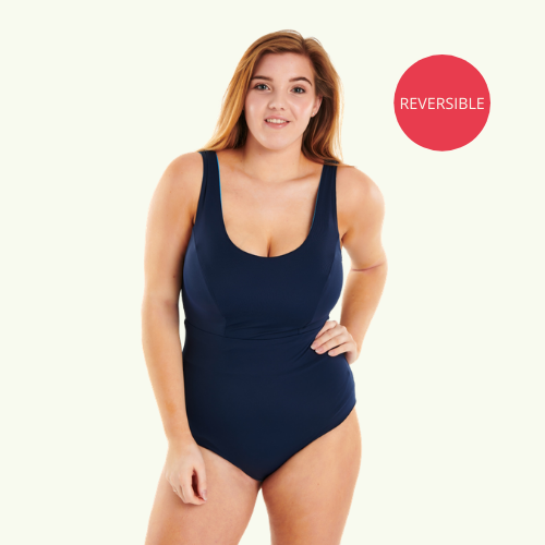 Classic Reversible Swimsuit Lido & Navy - Hendricks