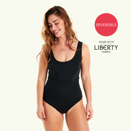 Classic Reversible Swimsuit Zoo & Black - Hepburn
