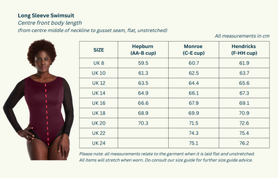 Long Sleeve Swimsuit Black - Monroe