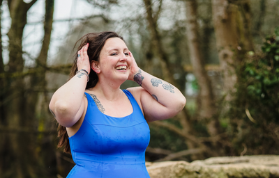 X-Back Swimsuit Cobalt - Monroe