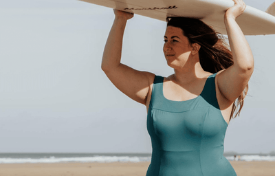 X-Back Swimsuit Teal - Monroe