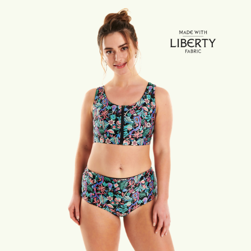Swimcrop High Waister Bikini Beach Meadow - Hepburn