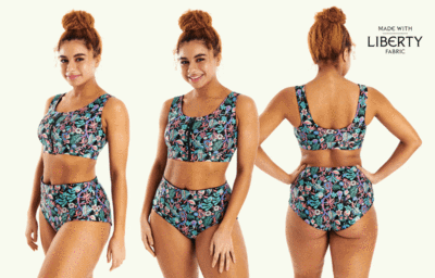 Swimcrop High Waister Bikini Beach Meadow - Monroe